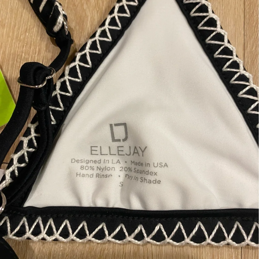 NWT ELLEJAY swimwear triangle top Aztec print size small - Picture 5 of 6